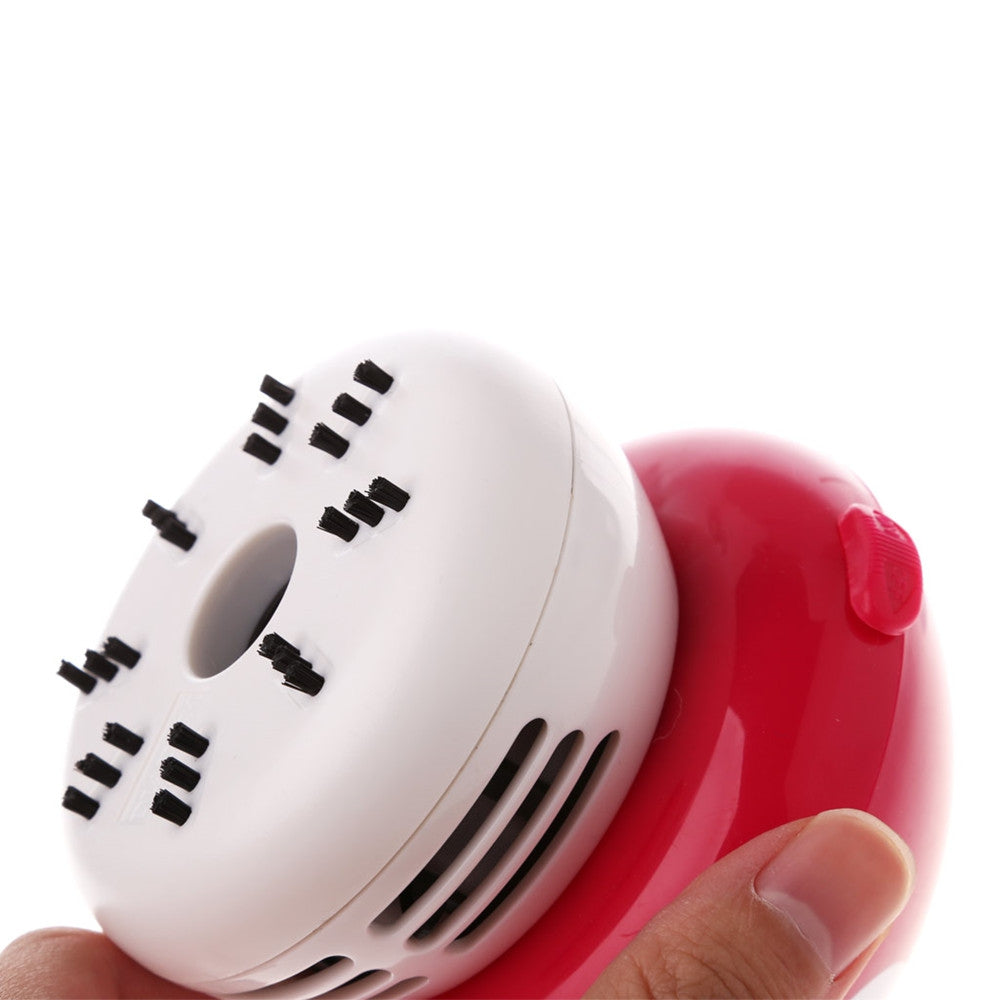 Creative Desktop Vacuum Cleaner Cartoon Mushroom Mini Dust Collector Household Computer Keyboard...