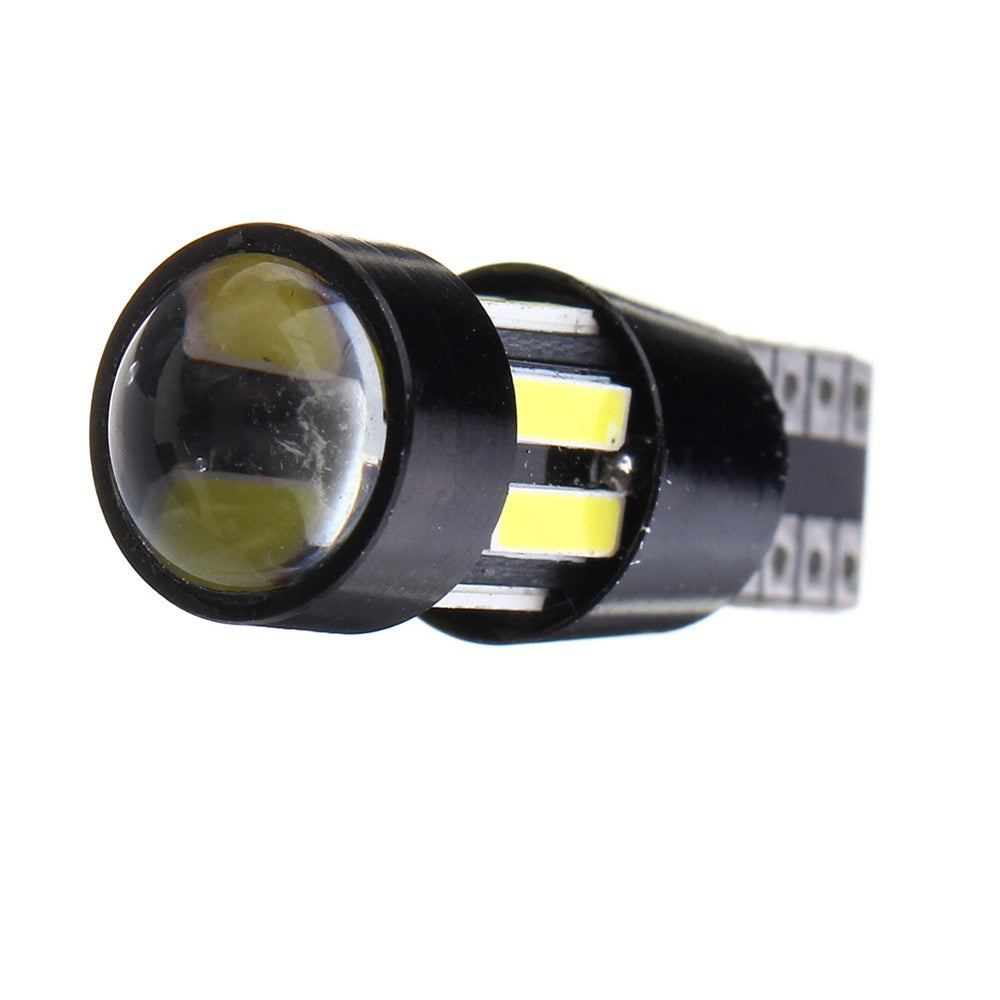 2Pcs T10 501 194 W5W 7020 LED 10 SMD Car Wedge Side Light Bulb Lamp White 12V