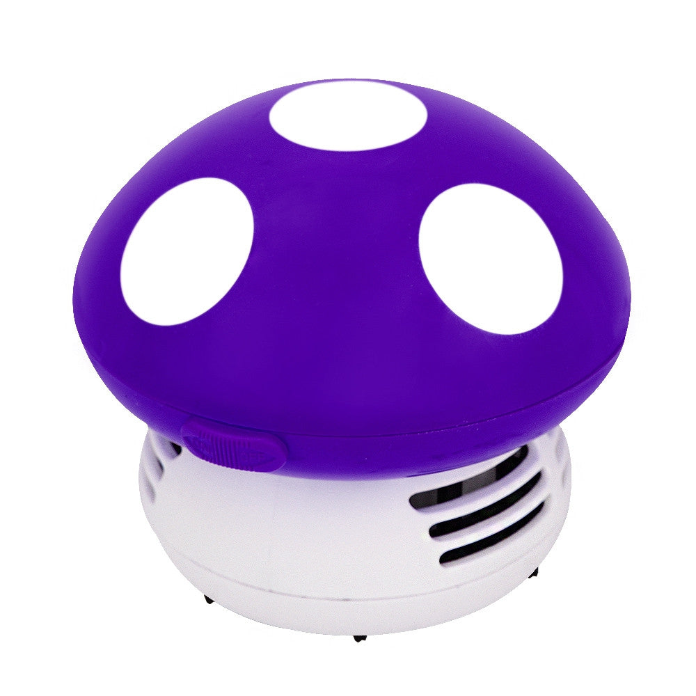 Creative Desktop Vacuum Cleaner Cartoon Mushroom Mini Dust Collector Household Computer Keyboard...