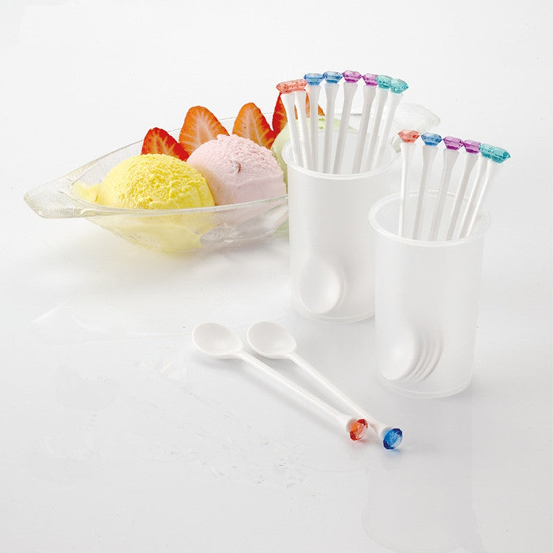 Creative Picnicware Plastic Dessert Spoon 8PCS  Picnic and Party Supplies