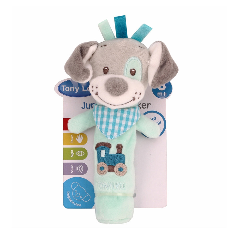 Baby  Rattle Toy  Cute Cartoon Animal Pattern Soft Educational Comforting Toy