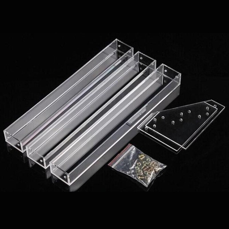 3 Tier Clear Acrylic Display Stand Holder for Nail Polish Bottle Rack Makeup Cosmetic Lipstick S...