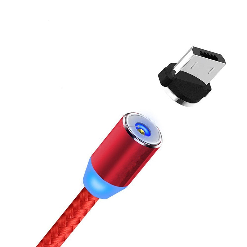 1M Cable for Micro USB V8 LED Magnetic USB Charger Magnetic Adapter