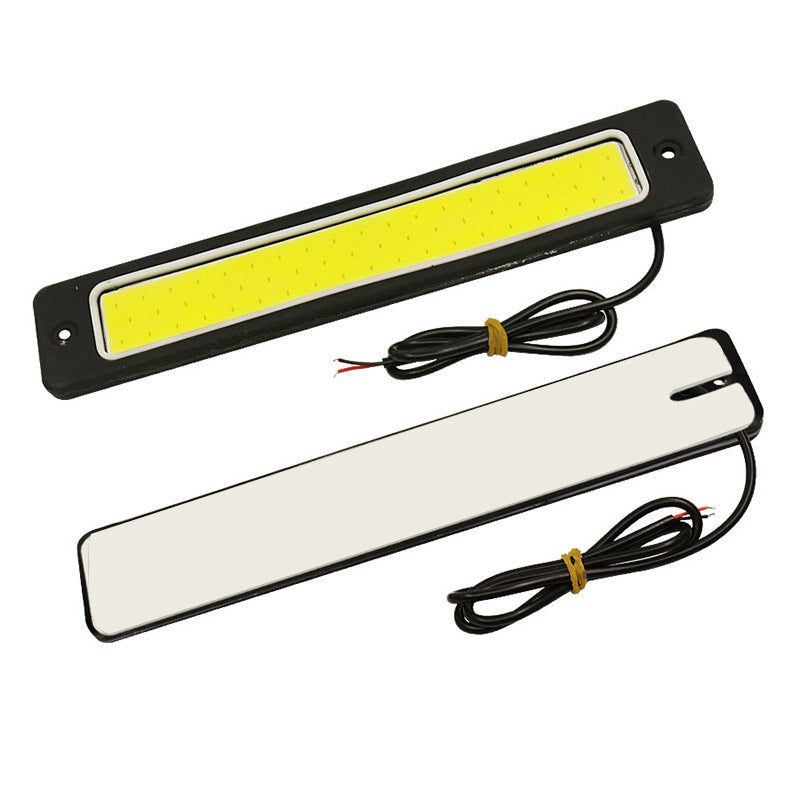 2PCS DC 12V 7.48 Inches 60W 6000LM COB CAN-bus LED DRL White