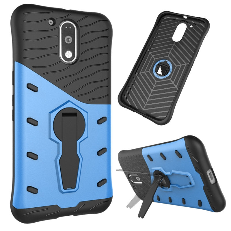 Cover Case for Moto G4 Dual Layer Heavy Duty Hybrid Combo Shock-Resistant Full Body Protective D...