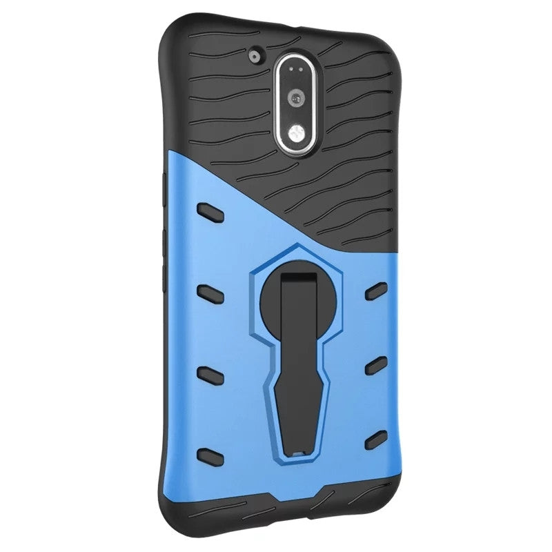 Cover Case for Moto G4 Dual Layer Heavy Duty Hybrid Combo Shock-Resistant Full Body Protective D...
