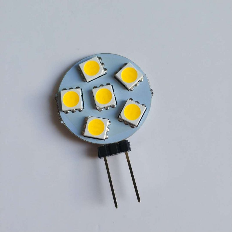 10PCS G4 2W LED Bi-Pin Lights 6LEDS SMD5050 150-200LM DC12V Decorative Lamp