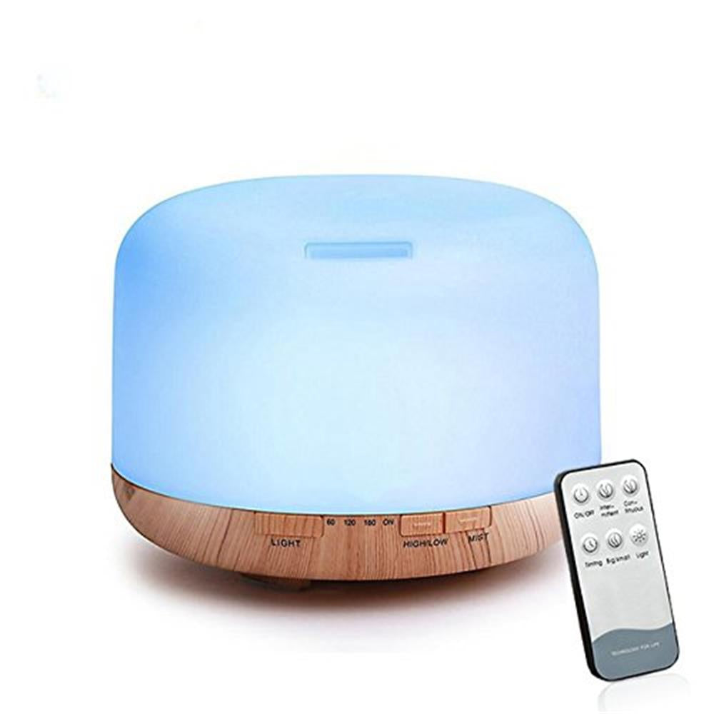 02249YK Remote Control Essential Oil Diffuser Ultrasonic Aroma Cool Mist Humidifier with 7 Color...