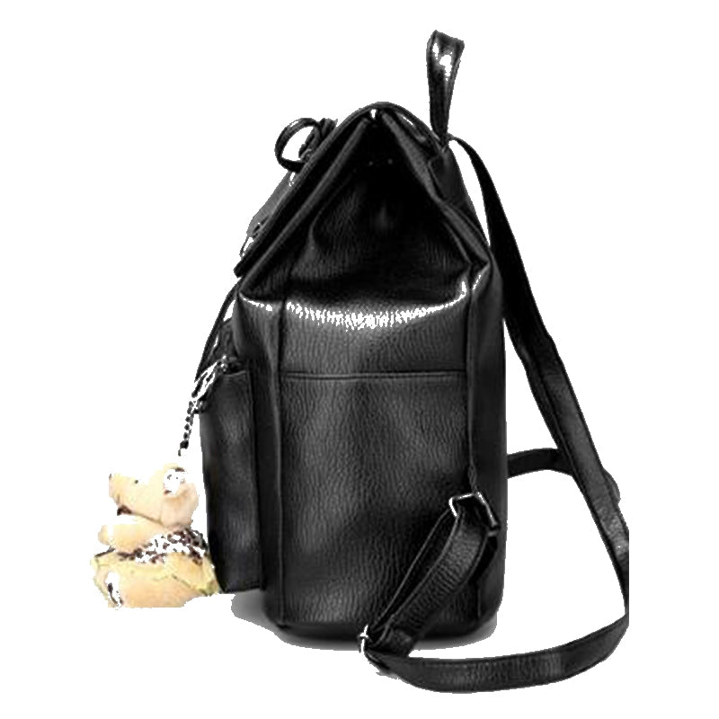 Bow Bear with A Double Shoulder Fashion Travel Bag