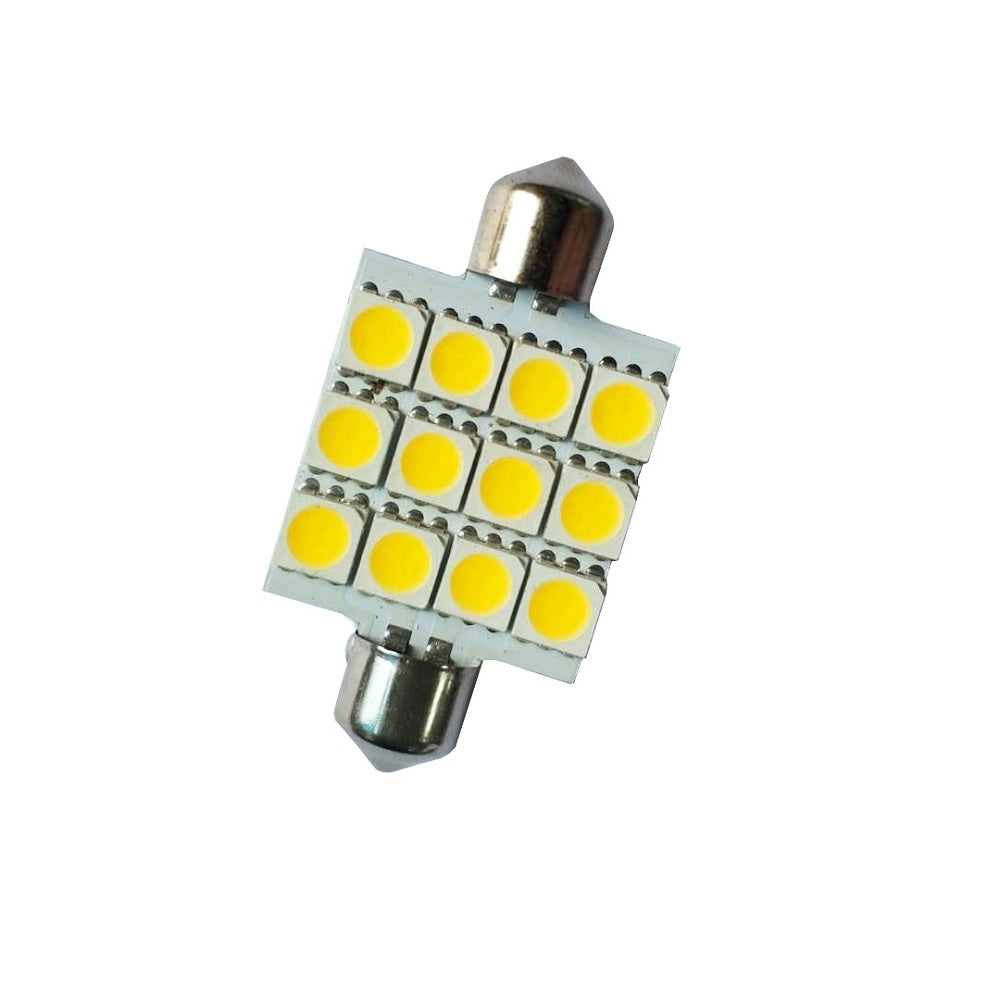 2PCS Festoon 41MM 12LEDS 5050 SMD DC12V LED Auto Car Lamp Decorative Reading Light