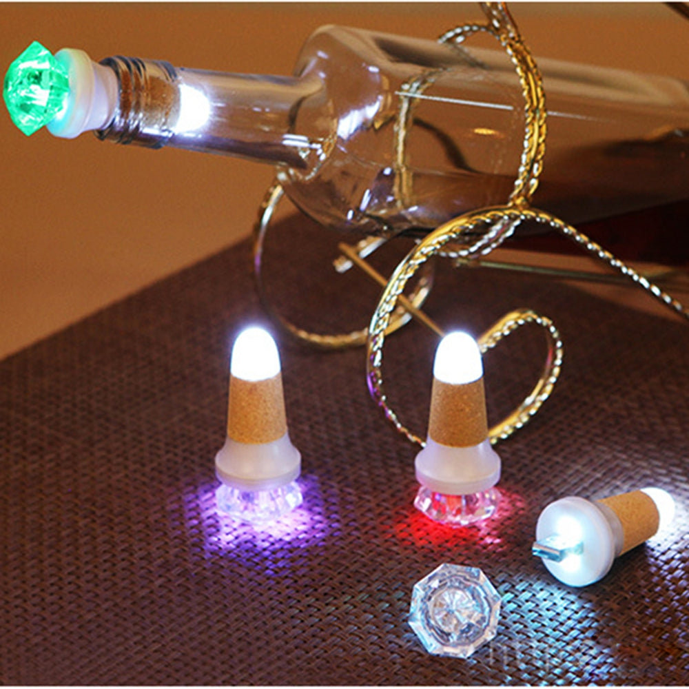 BRELONG LED  Bottle Light USB Charging Glowing Wine Bottle Stopper 2PCS