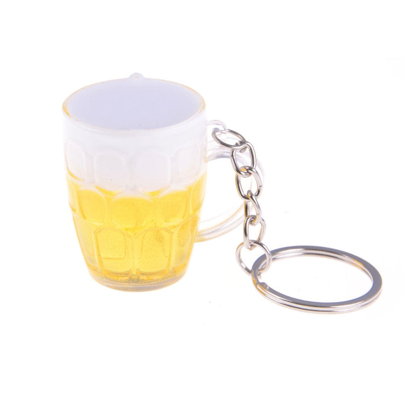 Beer Mug Shaped Metal Key Chain