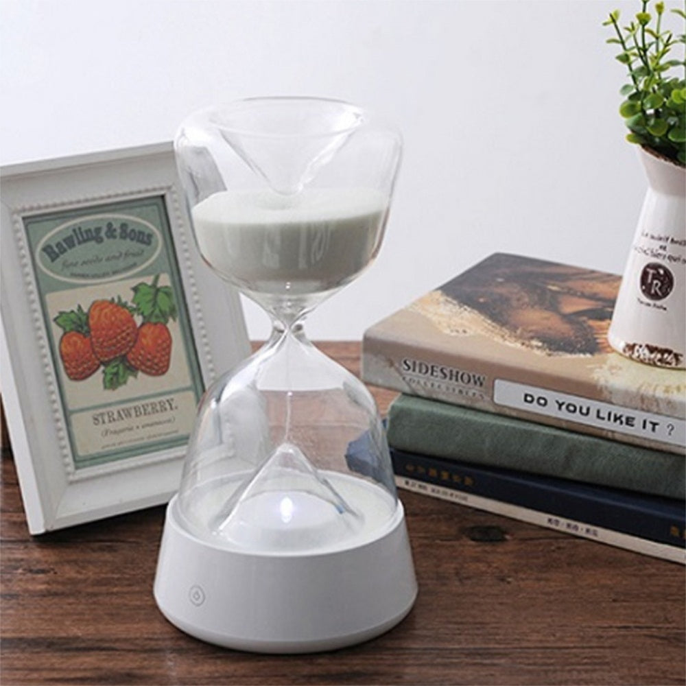 Creative Time Hourglass Sensor Light Night Lamp Recharge Accompany Sleep