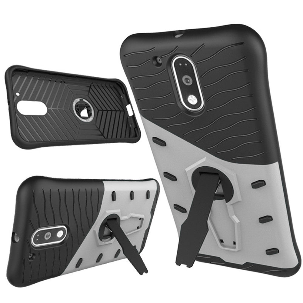 Cover Case for Moto G4 Plus Dual Layer Heavy Duty Hybrid Combo Shock-Resistant Full Body Protect...