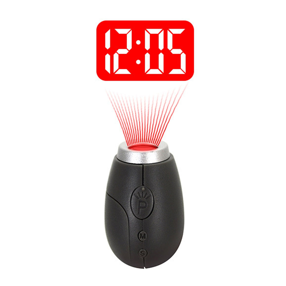 BRELONG Digital projection clock key ring  Mini LCD projection clock