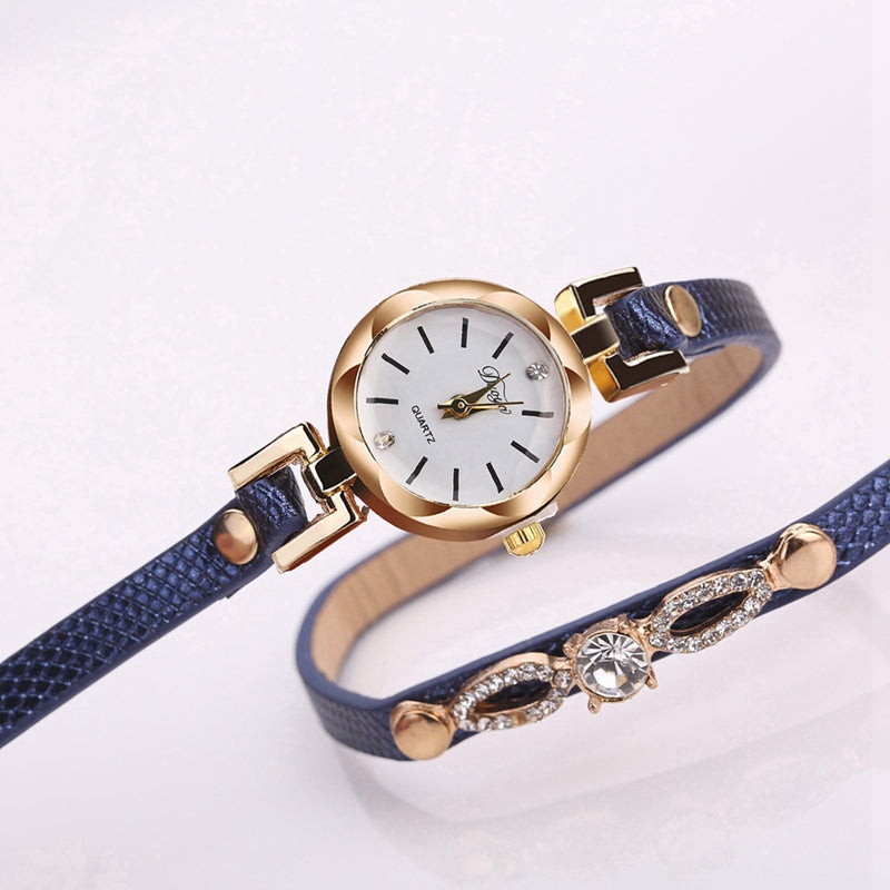 DUOYA D202 Women Fashion Watch Gold Watch Quartz Watch