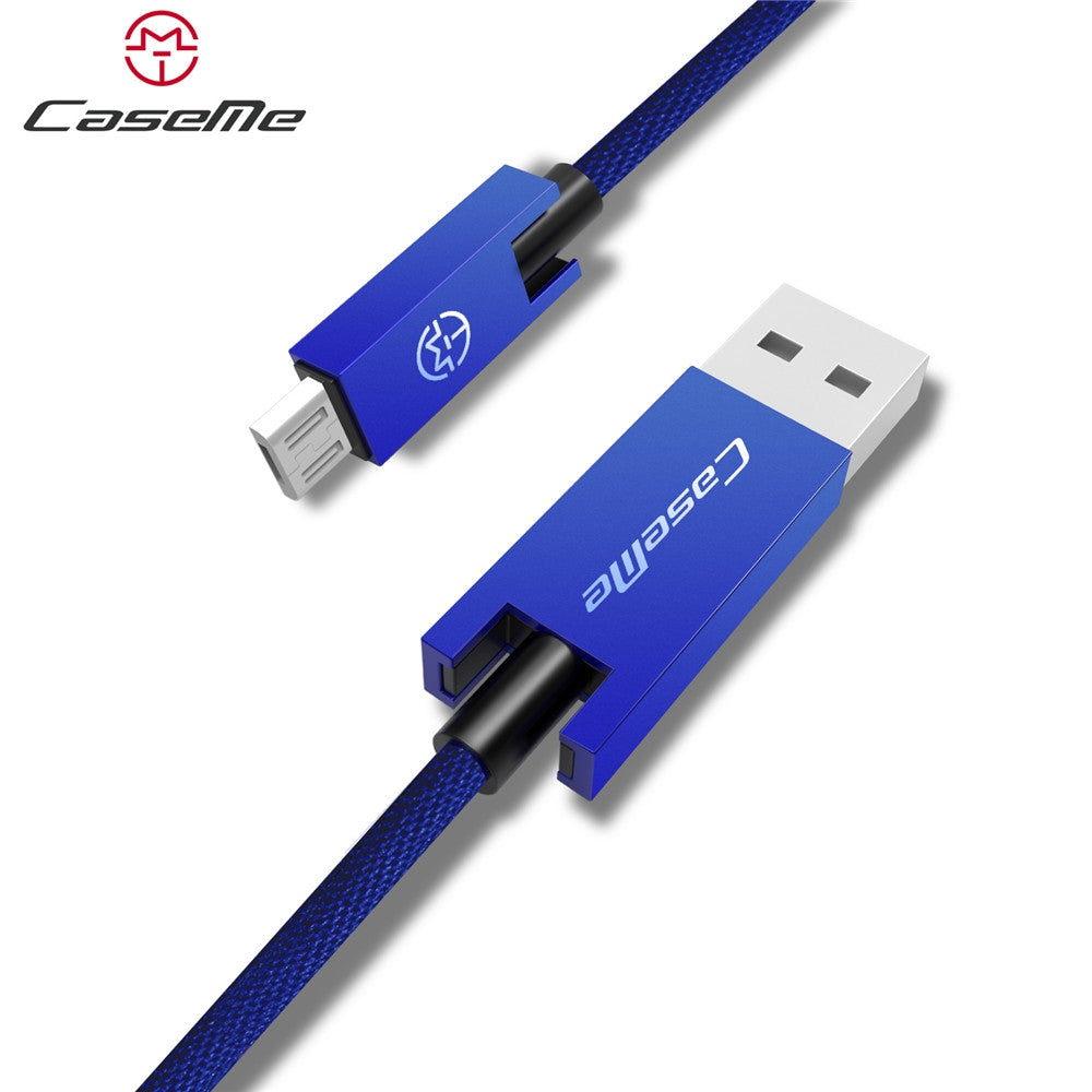 CaseMe Micro USB Data Fast Charging Cable for Android 0.25M