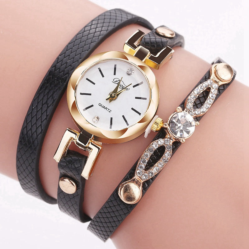 DUOYA D202 Women Fashion Watch Gold Watch Quartz Watch