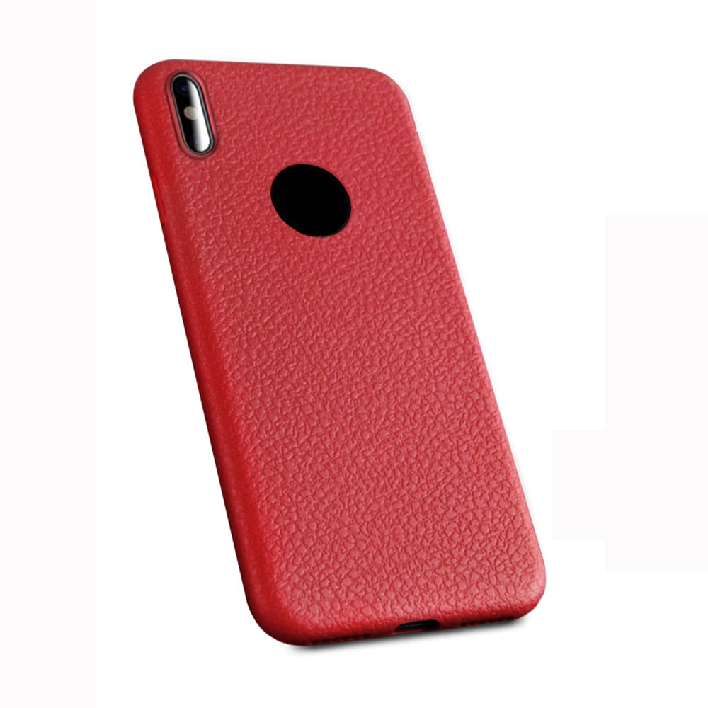 Case For Apple iphone X Shockproof Full Body Solid Color Soft Striae TPU