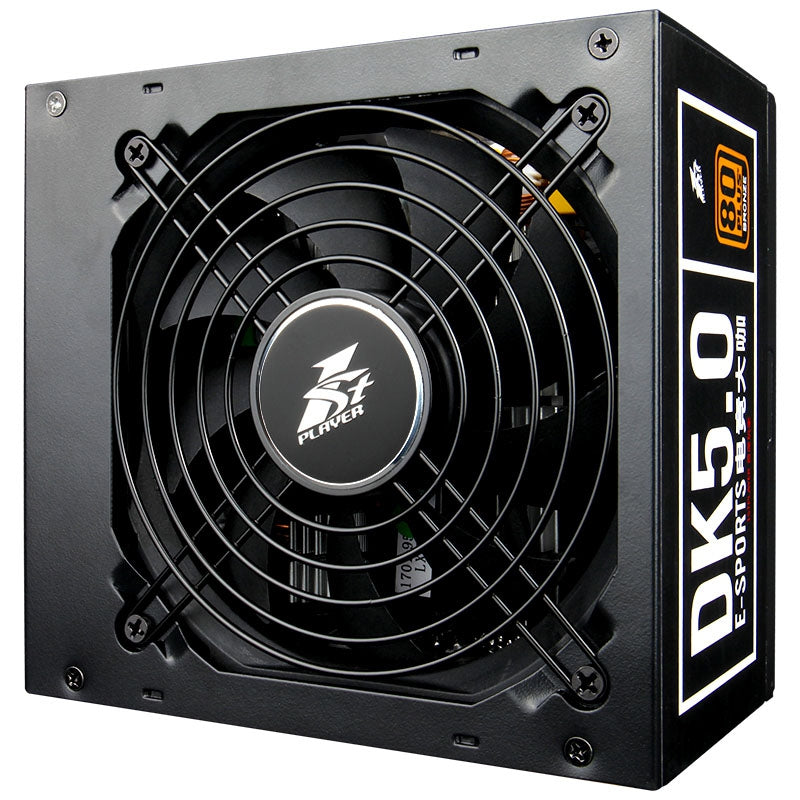 1STPLAYER DK5.0 500W Active PFC High Performance ATX Power Supply 80 Plus Bronze Certified Full ...