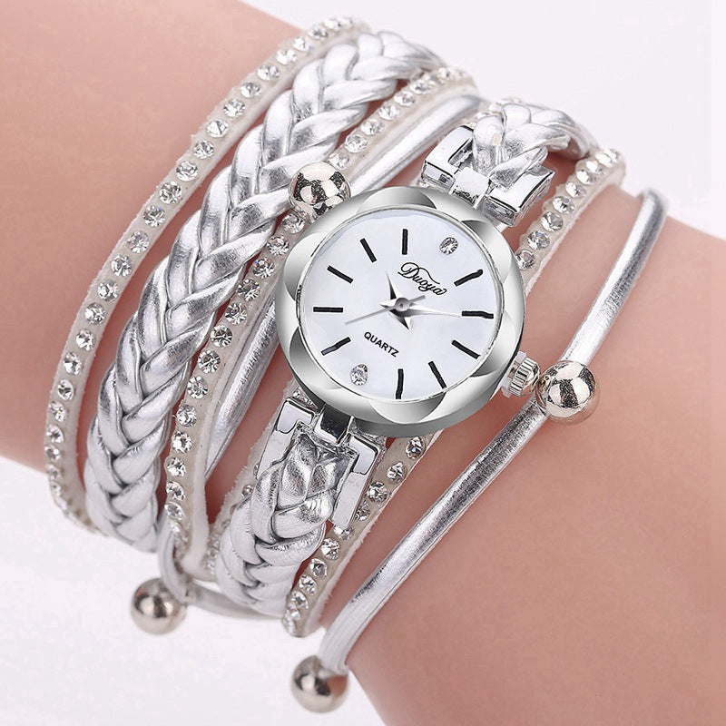 DUOYA D203 Women Quartz Watch Bracelet Leather Watch