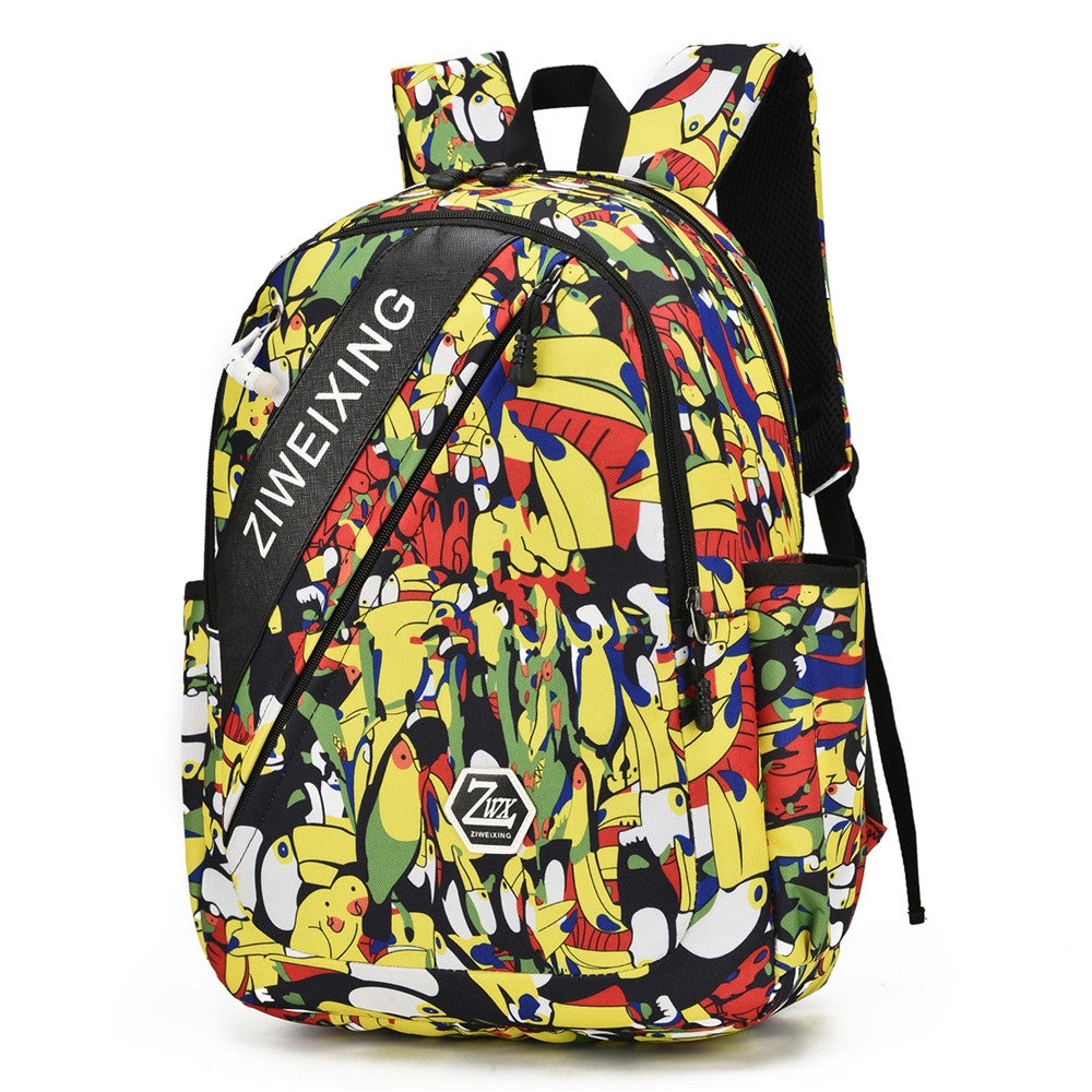 Camouflage Backpacks For Teenage Girls Casual School Shoulder Bags Waterproof Printing Backba......