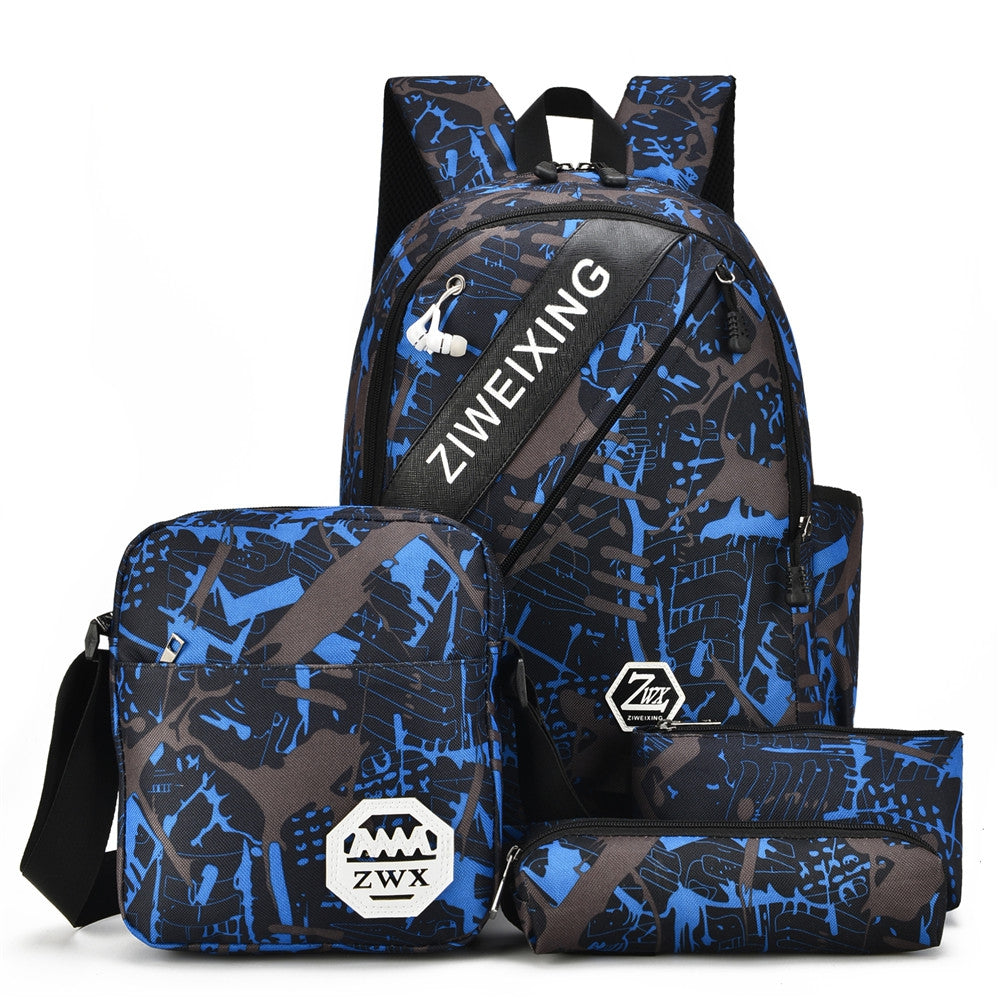 Camouflage Backpacks For Teenage Girls Casual School Shoulder Bags Waterproof Printing Backba......