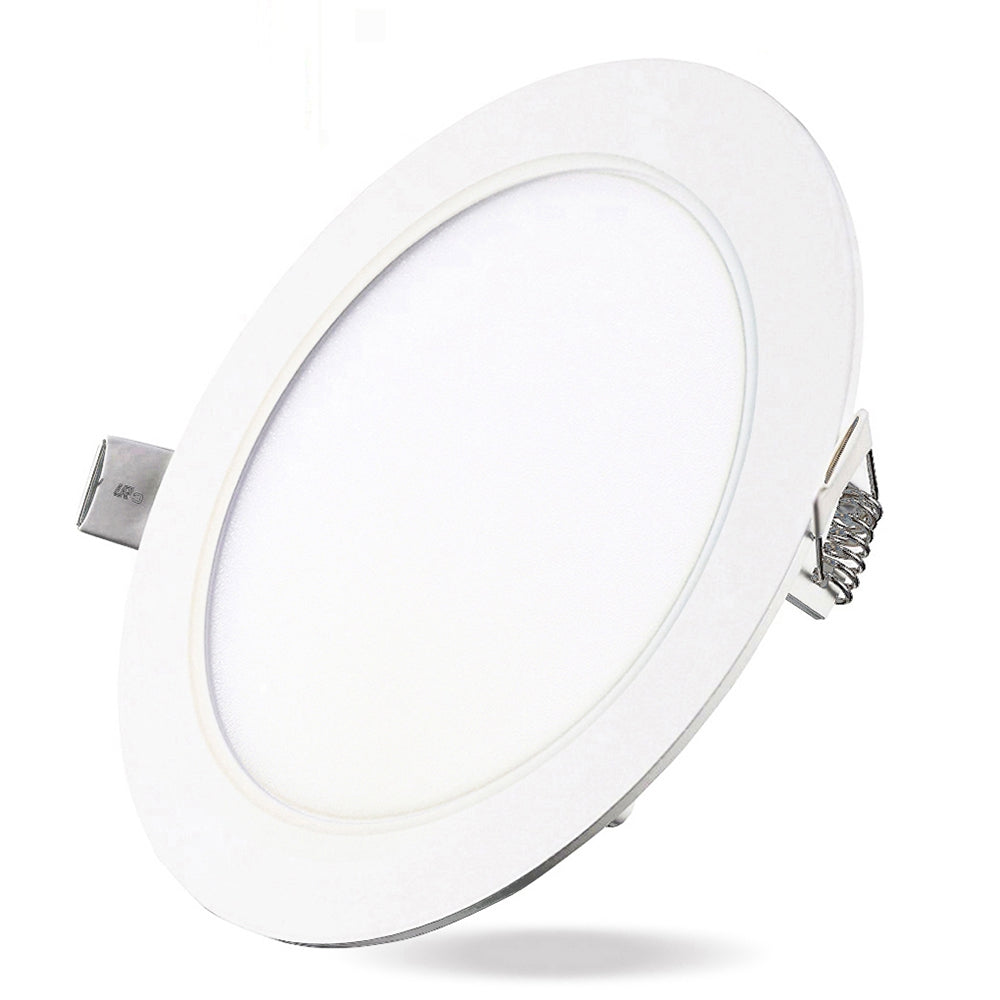 6W Dimmable Round Flat LED Panel Light Lamp Ultra-thin LED Recessed Ceiling Light 5PCS