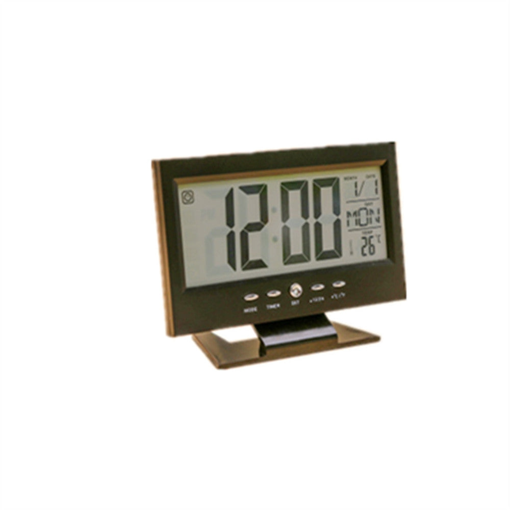 Acoustic Sensing Background Light Calendar Clock Temperature Meter