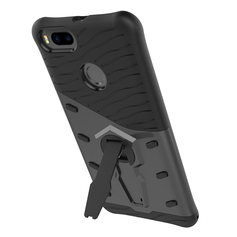 ASLING TPU Bumper PC Cover Kickstand Case for Xiaomi A1