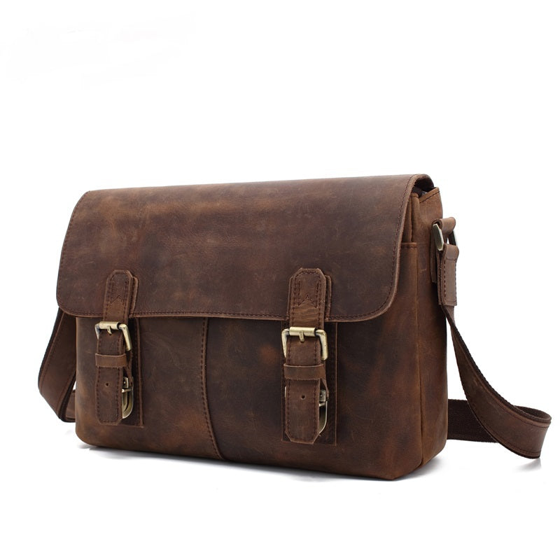 AUGUR  Men Genuine Leather Shoulder Bag  Messenger Business Briefcase
