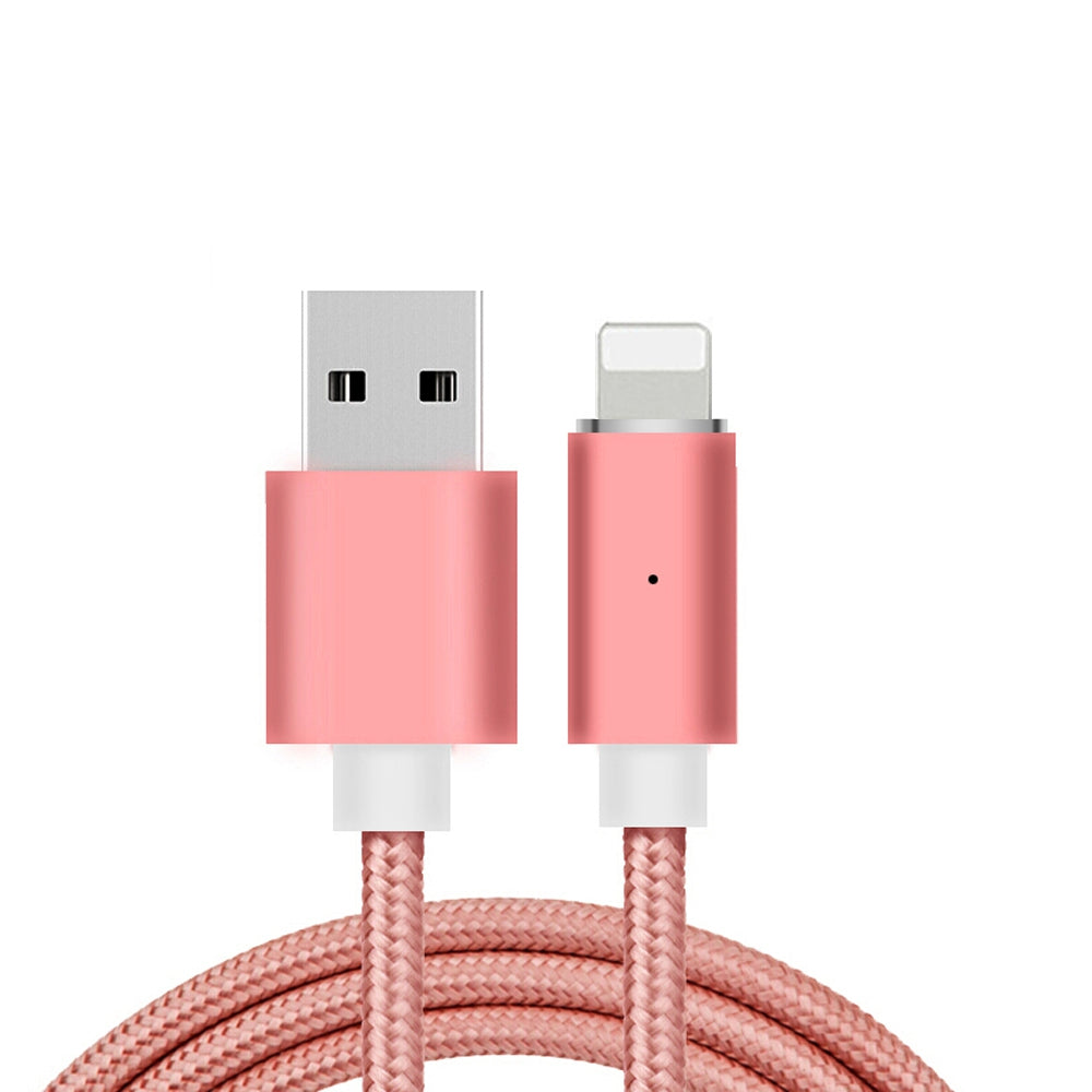 B6I for iPhone Mobile Phone Magnetically Charged Data Cable Dual Data 2.1A Nylon Weave