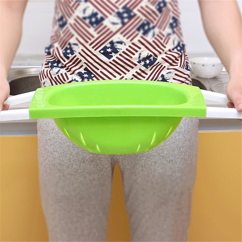 Creative Folding Plastic Drain Washing Basket