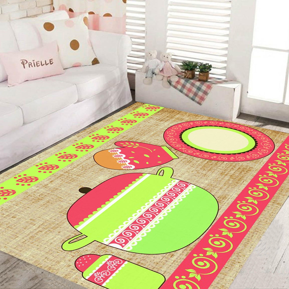 Bedroom Bedside Mat Simple Rectangle Antiskid Washable Supple Door Mat