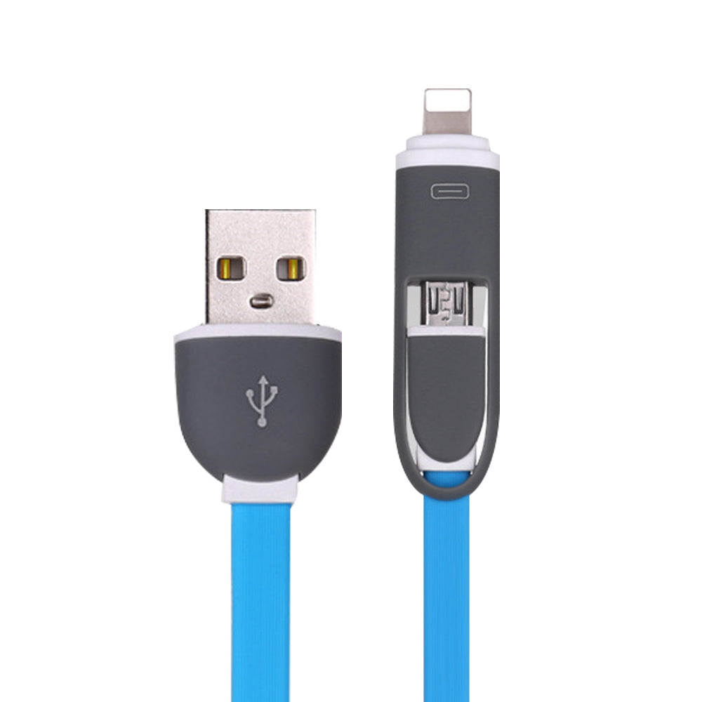 2 in 1 Combo USB Phone Charging Cable for Apple Android