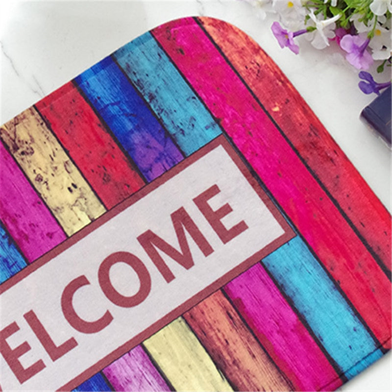 Creative Welcome Pattern Antiskid Floor Mat