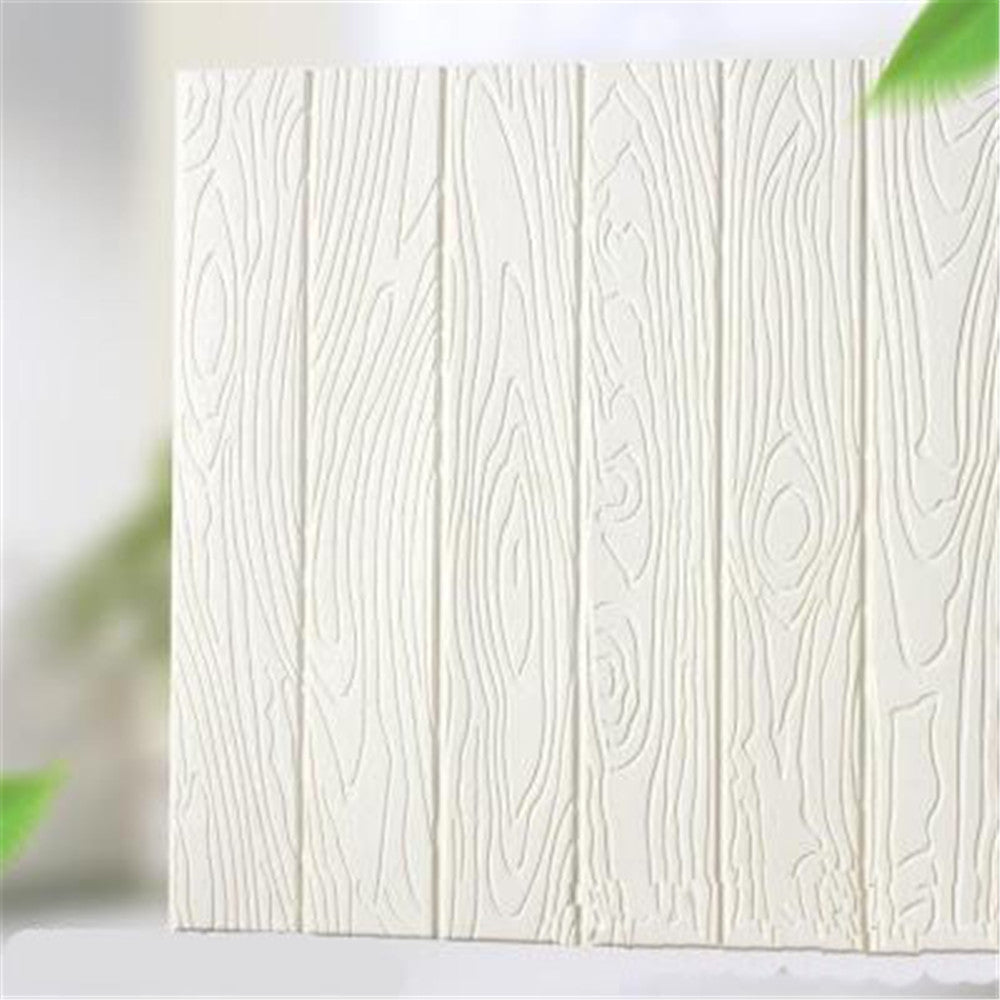 DIY Self Adhesive 3D Wood Grain Waterproof Wall Stickers Home Decor