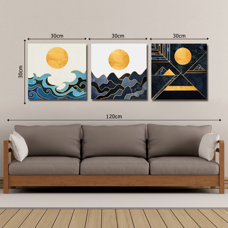 DYC 10041 3PCS Abstract Print Art Ready to Hang Paintings