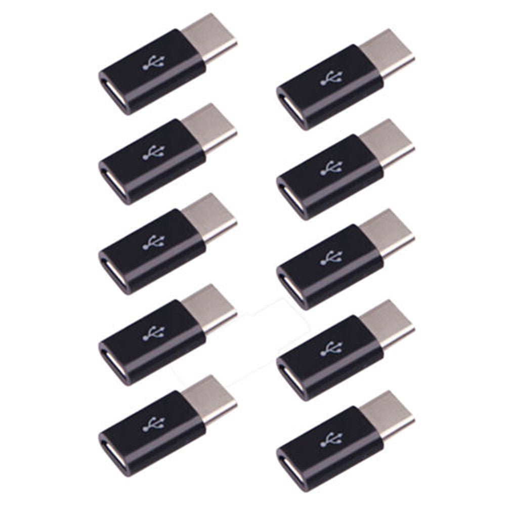 10pcs Micro USB to USB 3.1 Type-C Data Adapter