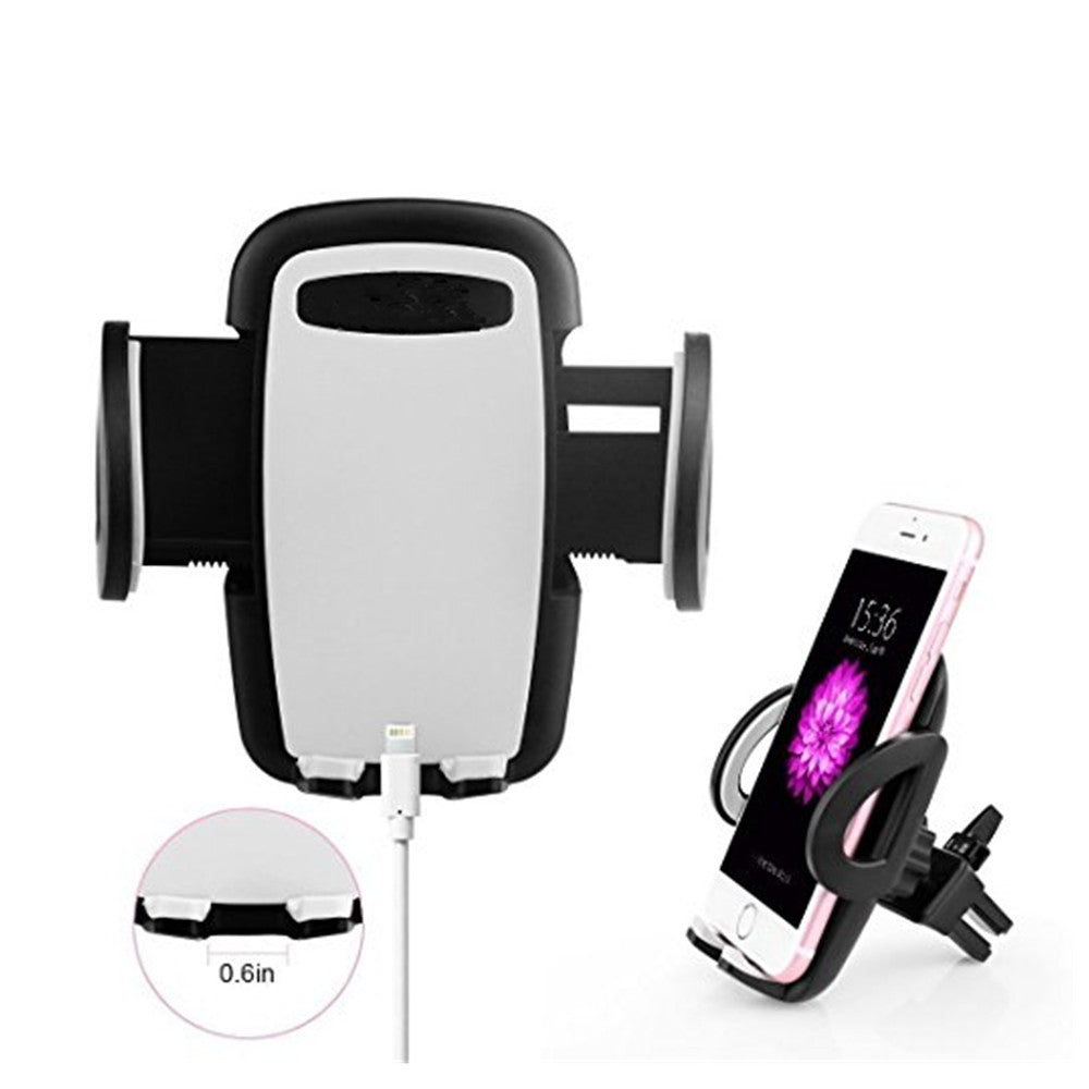 Beam Electronics Universal Smartphone Car Air Vent Mount Holder Cradle Compatible for Mobile Phone