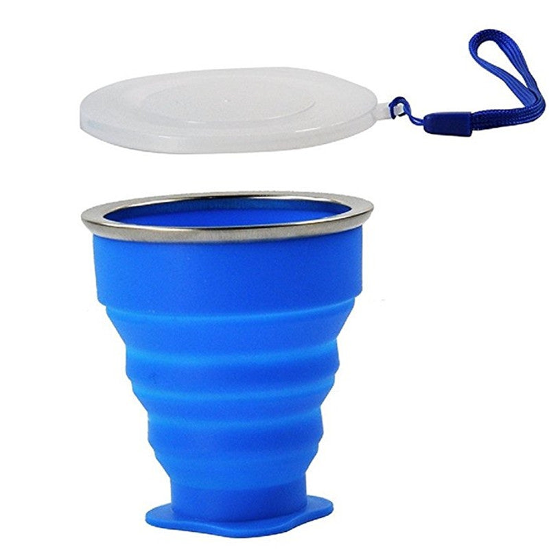 Collapsible Travel Mug Silicone Unique Camping Gear Supplies Accessor