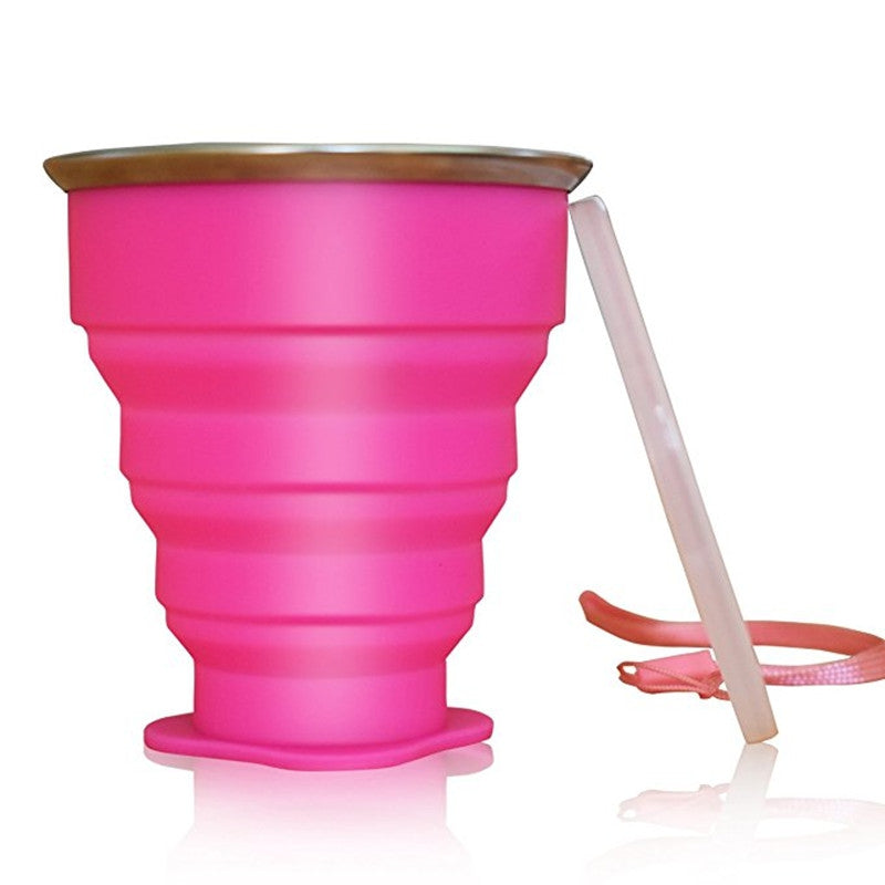 Collapsible Travel Mug Silicone Unique Camping Gear Supplies Accessor