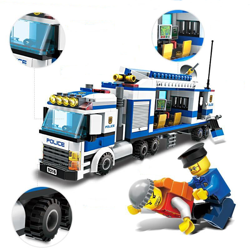 9316 Kids Adult Educational Toy Building Bricks Police Series Blocks Assembled Gift
