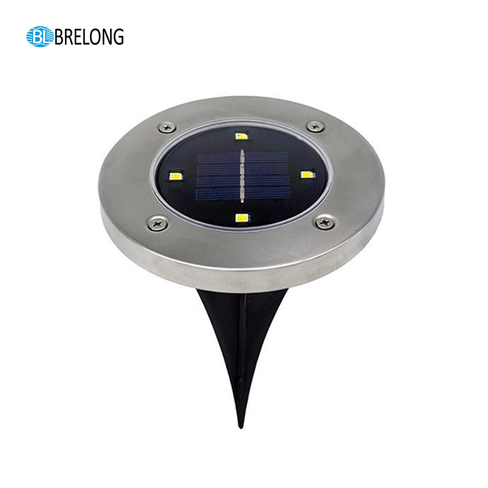 BRELONG 4LED Solar Buried Lights Outdoor Lawn Lamp 1PC