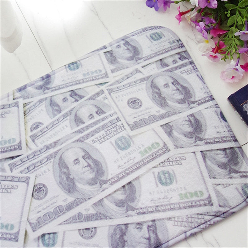 Creative Dollars Pattern Antiskid Floor Mat