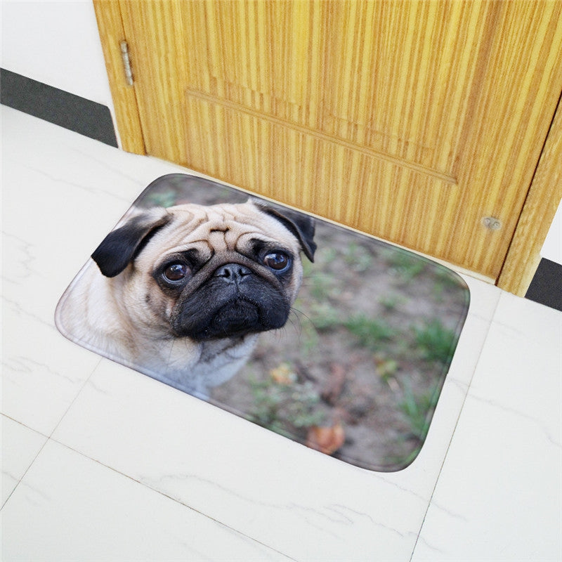Creative Puppy Pattern Antiskid Floor Mat