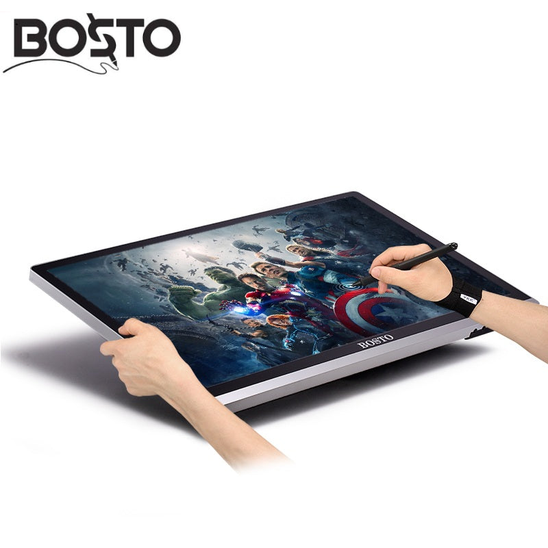 BOSTO 22 inch Full HD IPS Panel Full Angle with Battery Free Pen