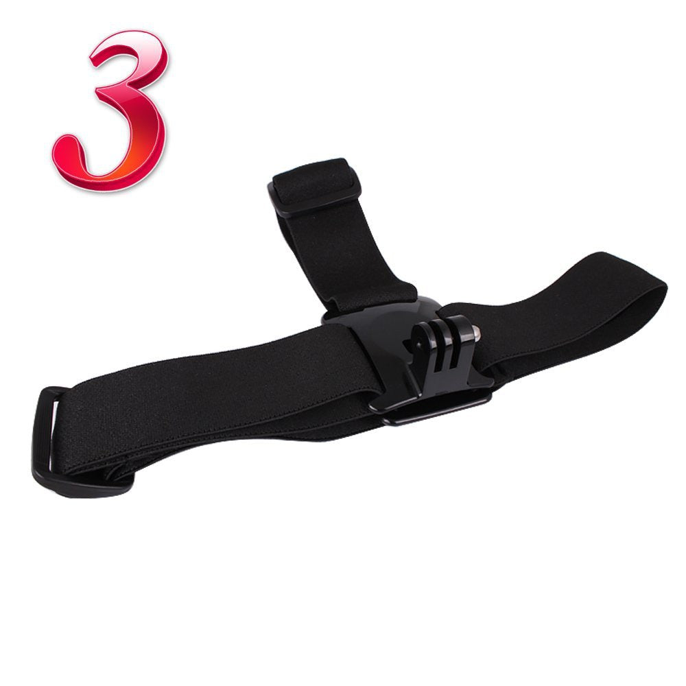 7 In 1 Chest Head Strap Floating Hand Grip Monopod Mount Accessories Kit for Gopro Hero 1 2 3 3+...