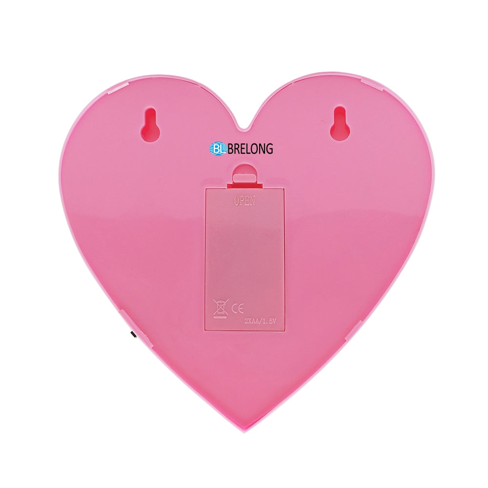 BRELONG 3D Warm White Kids Room  Night Light Christmas   Wedding Decorative 4.5V - Heart ( No Ba...