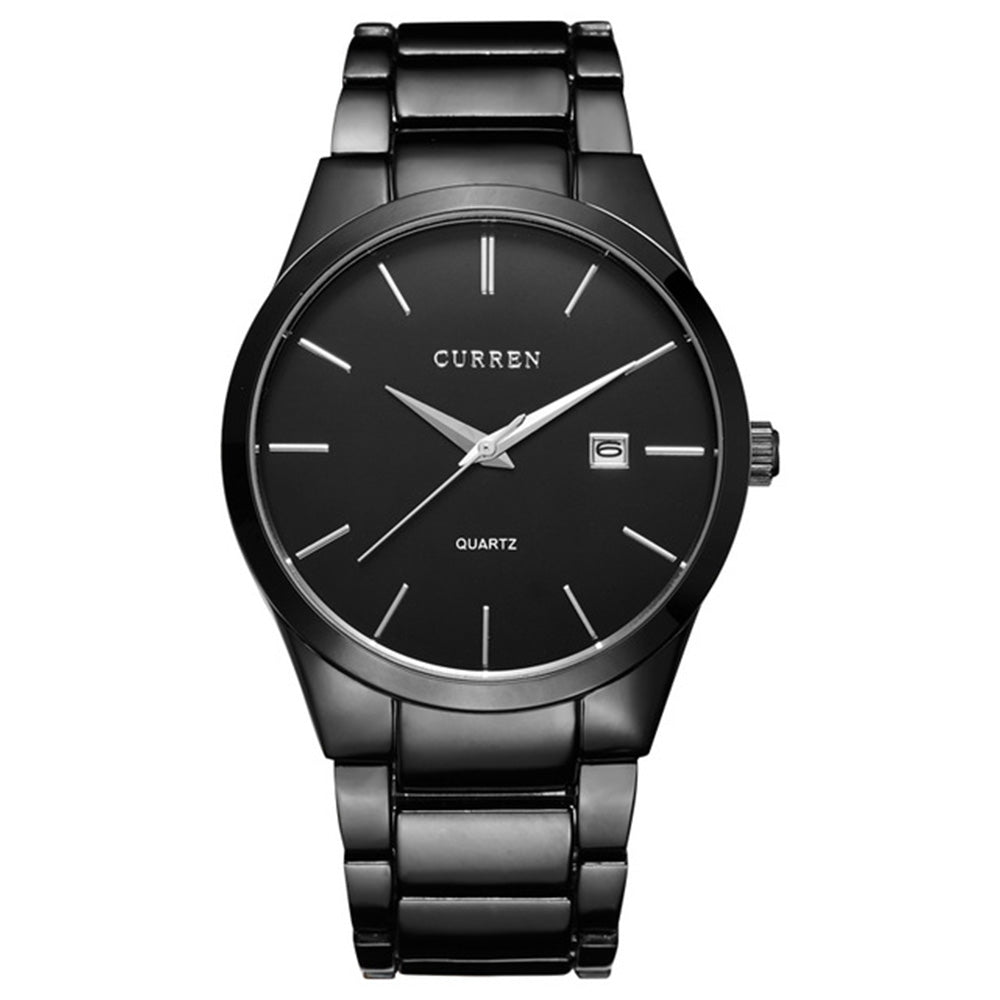 CURREN Men's Fashion and Casual Simple Quartz Stainless Steel Dress Wrist Watch